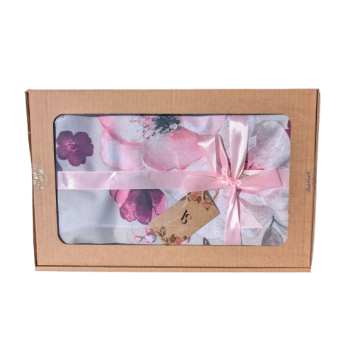 Pościel bawełniana 220x200cm na prezent, 5 elementów